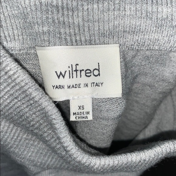 Aritzia Wilfred Grey Knit Skirt - Picture 3 of 5